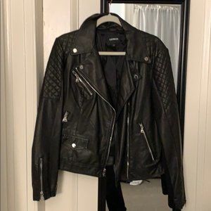 Express (minus the) leather moto jacket